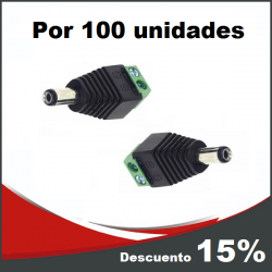 UTP a 2,1 M oferta 15% dto - Ficha Plug Macho x100 unid
